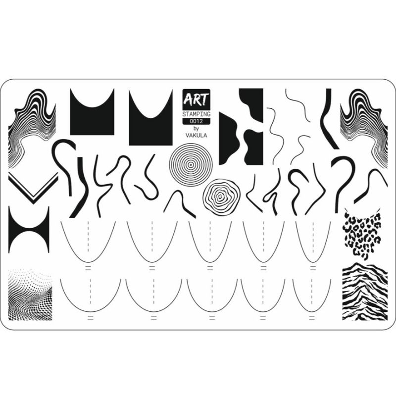 ArtStamping&Vakula Пластина для стемпинга 012