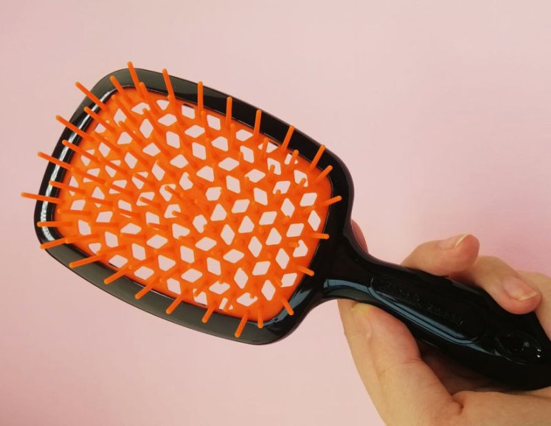 Janeke Superbrush Расческа для волос Черный с Оранжевым