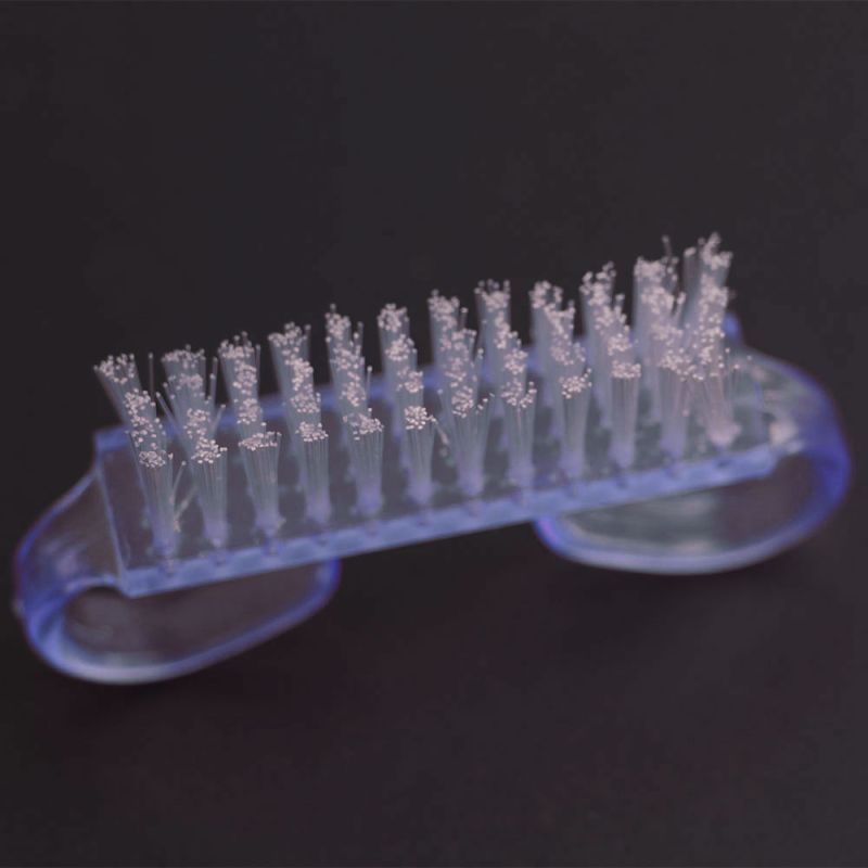 Brush for removing dust, for nails without handle, mini (blue)