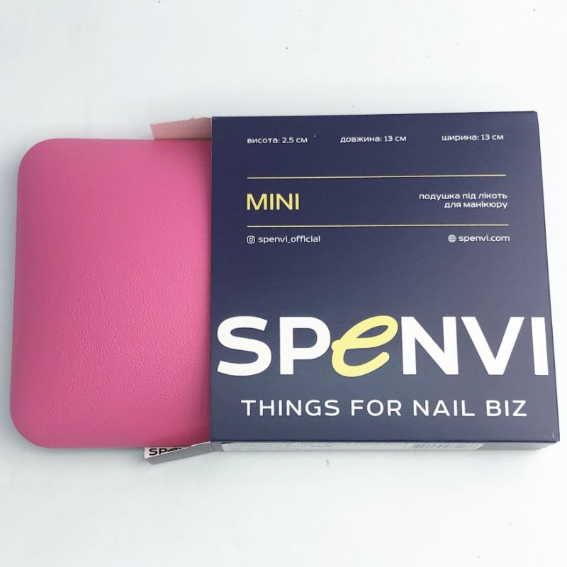 SPENVI Подушка под локоть для маникюра Mini Pink