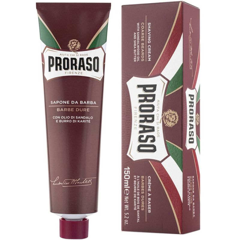 Proraso Крем для бритья Proraso Red Shaving Cream Tube Nourish Sandalwood, 150 мл