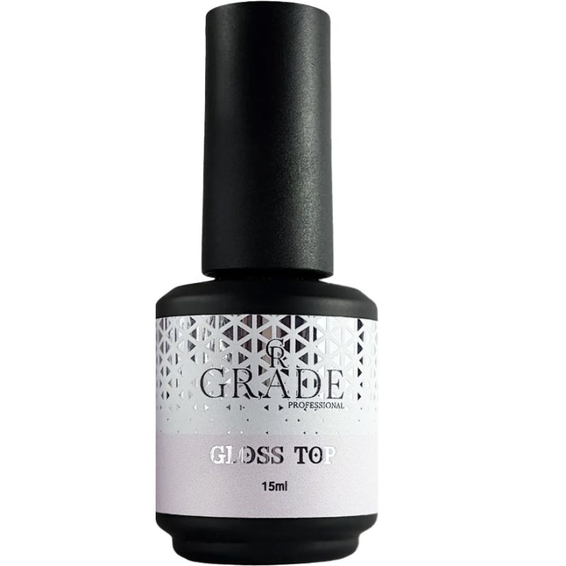 Grade Топ для нігтів без липкого шару Gloss Top no wipe, 15 мл