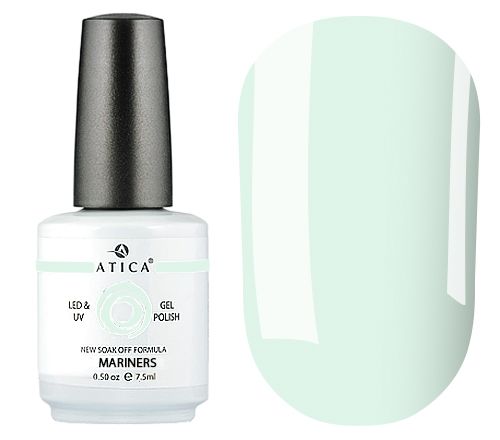 Atica GPM224 Mariners gel-varnish (milky-mint, enamel), 7.5 ml