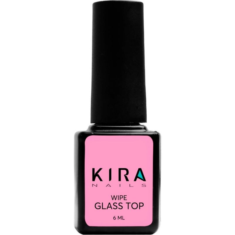 Kira Nails Wipe Glass Top - fixative for gel polish with a sticky layer, 6 ml