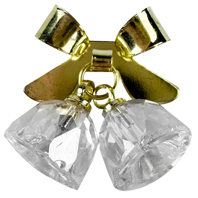 Nail decoration Christmas bell accessories, 16 x 22 mm (G1587)