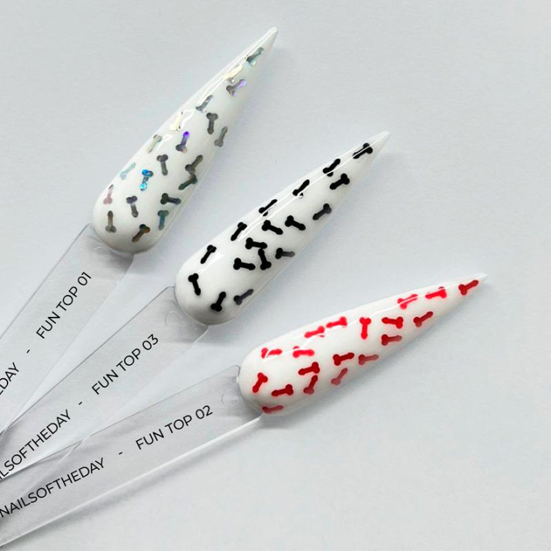 Nails Of The Day Nail Top Fun! Top 01 - holographic, 10 ml