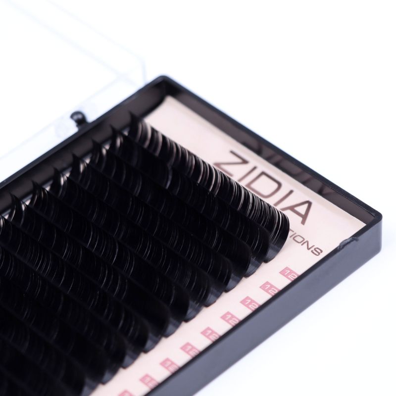 ZIDIA Premium Lash Extensions - ресницы для наращивания (20 лент) D0,1 х 12 мм