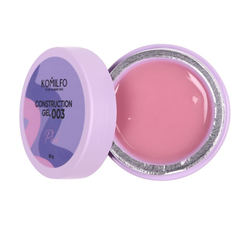 Komilfo гель для нігтів Construction Gel 003 Pink, 30 г