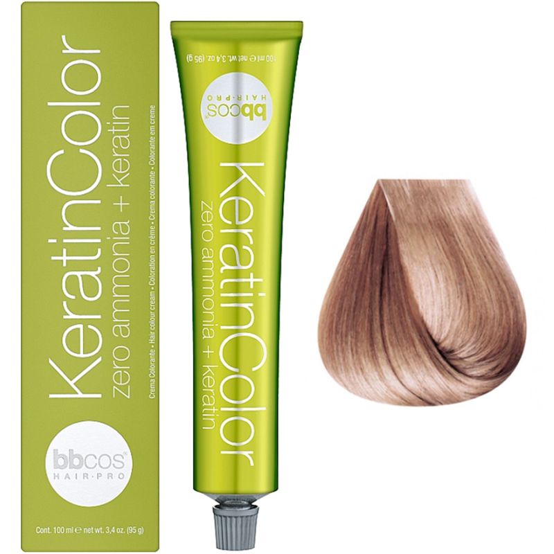 Bbcos Keratin Color Крем-краска для волос 8/26 блондин светло-медный, 100 мл