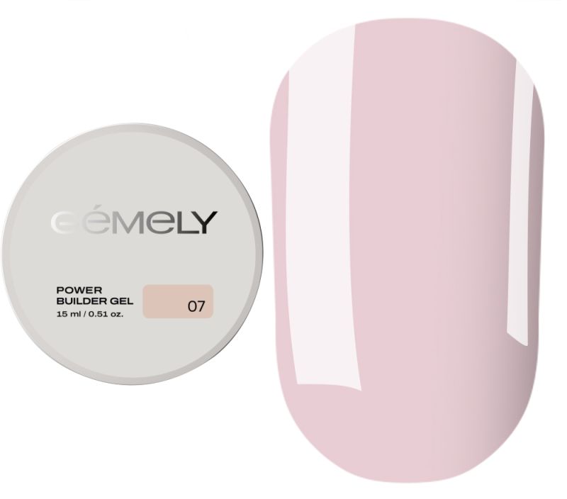 GÉMELY ex GA&MA Гель для нігтів Power Builder gel 007, 15 мл