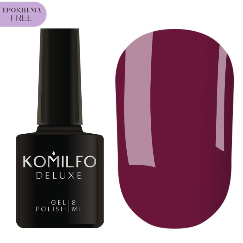 Gel varnish Komilfo DeLuxe Termo C003 (light brown, when heated - bright light green), 8 ml