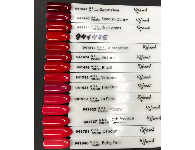ReformA gel polish, Game Over (burgundy, enamel), 10 ml