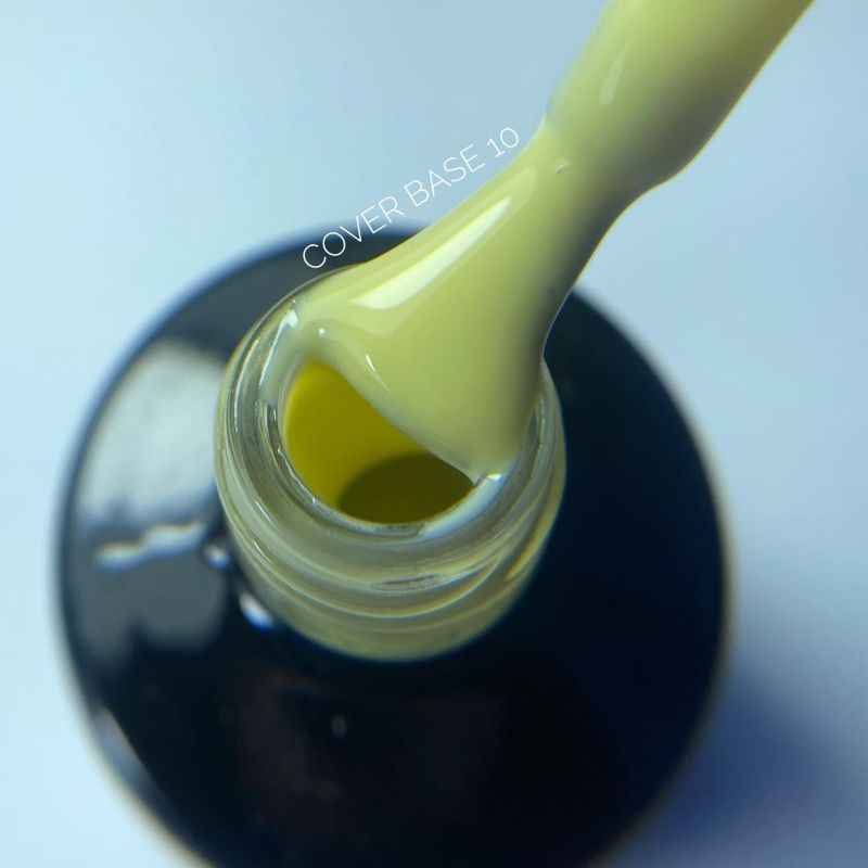Grade Base for nails Сover base 10 (yellow), 15 ml