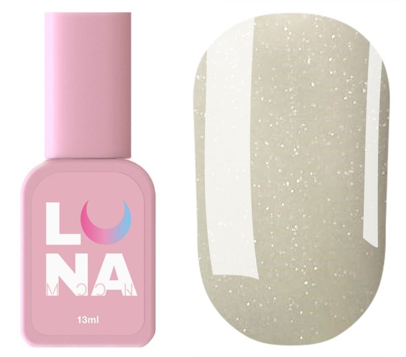 LUNA Cover Base №17 (pale gray, microshine), 13 ml