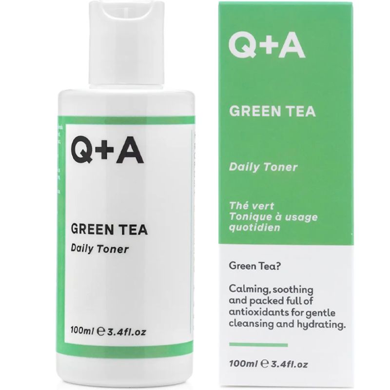 УЦЕНКА до 10.2026 Q+A Тонер для лица с зелёным чаем Green Tea Daily Toner, 100 мл