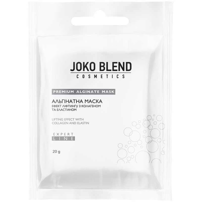 JOKO BLEND Альгинатная маска эффект лифтинга с коллагеном и эластином, 20 г