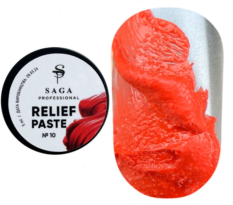 SAGA professional Паста без липкого слоя Relief paste 10, 5 гр