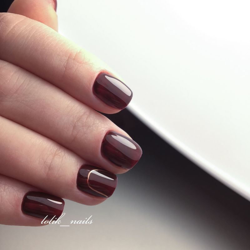Гель-лак GLOSS 302 (винно-бордовый), 11 мл