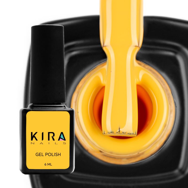 Kira Nails gel-varnish No. 187 (honey, enamel), 6 ml