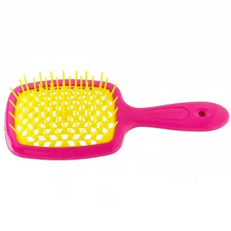 Superbrush - Classic - pink with yellow neon