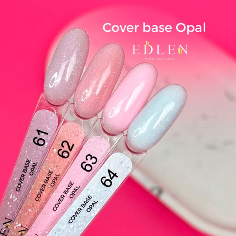 Edlen Nail base Cover base Opal No. 63, 17 ml
