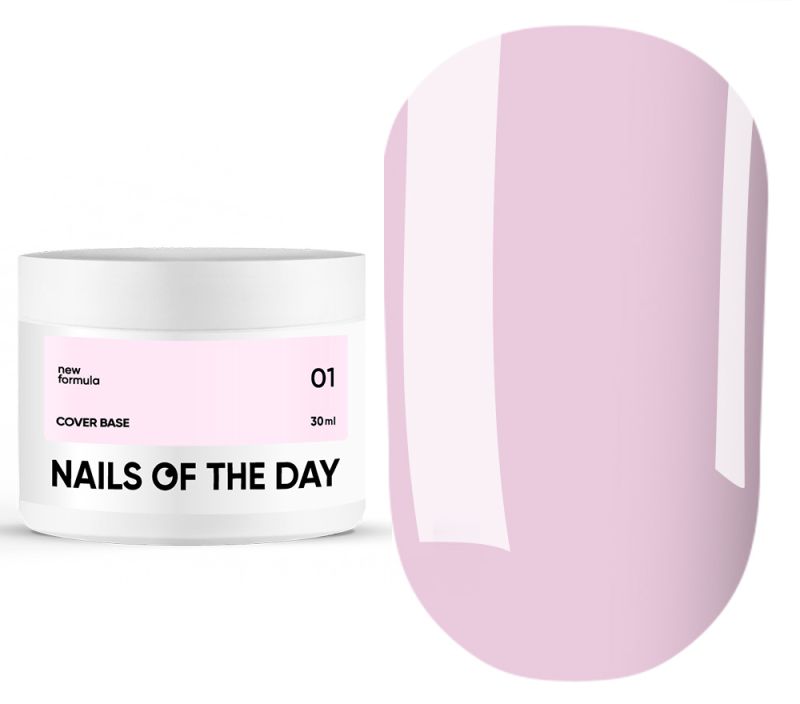 Nails Of The Day Nail base Cover base No. 01 (soft pink), 30 ml
