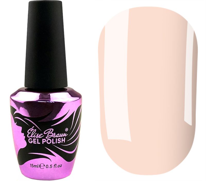 Elise Braun Nail top Milky Peach Top, 15 ml