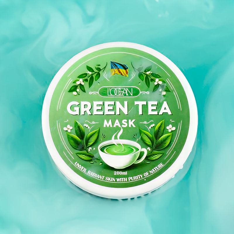 LOCEAN Face mask Green Tea, 200 ml