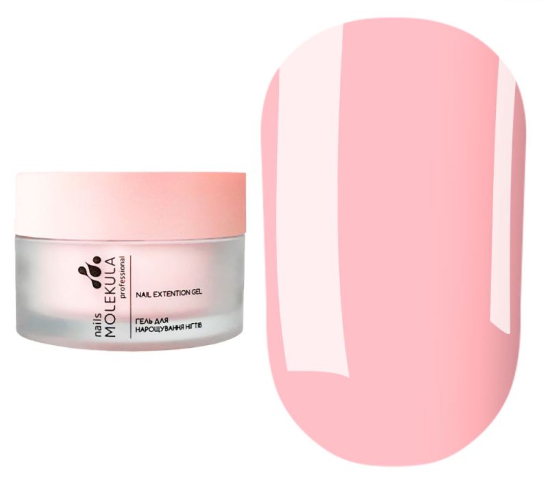 Molekula моделирующий гель Builder gel MOUSSE MB204 ROSE BLOOM, 15 мл