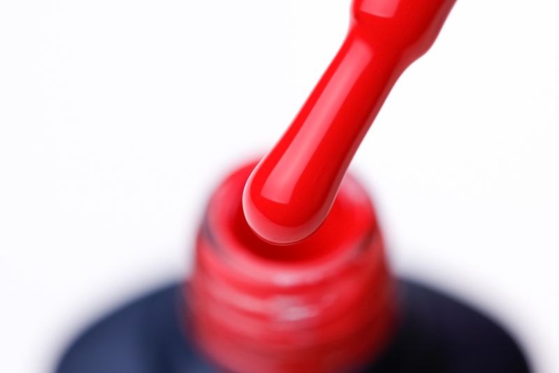 Гель-лак NUB 087 Classical Red (червоний, емаль), 8 мл