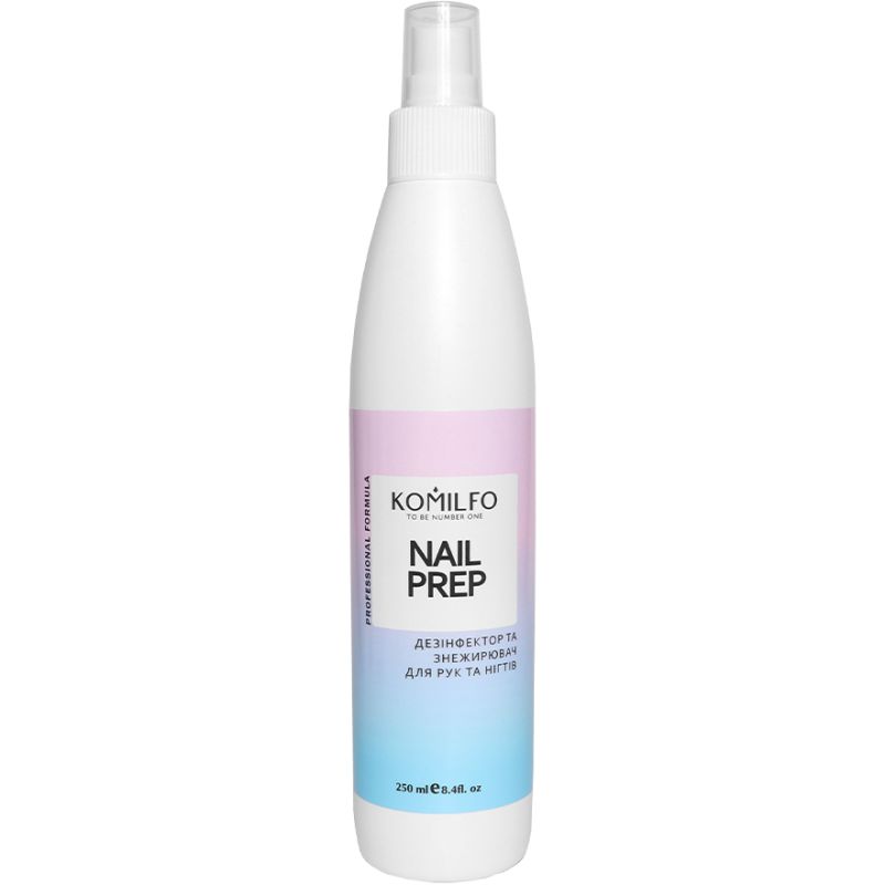 Komilfo Nail Prep - disinfectant and degreaser for nails, 250 ml