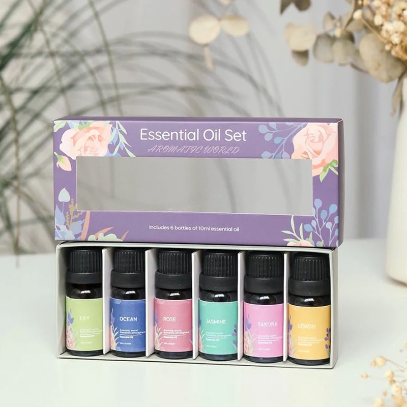 Essential Oil Set Aromatic World - A set of aromatic water-soluble oils (6 * 10 ml)