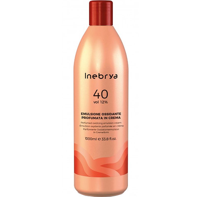 Inebrya Парфюмерная окислительная эмульсия Inebrya Color 40 Vol Oxidizing Perfumed Emulsion Cream, 12%, 1000 мл