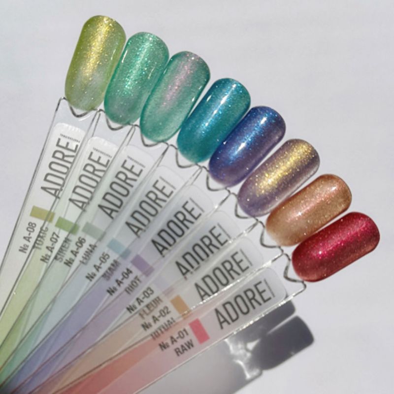 Gel varnish ADORE Professional No. 115 (bright light lime, neon), 7.5 ml
