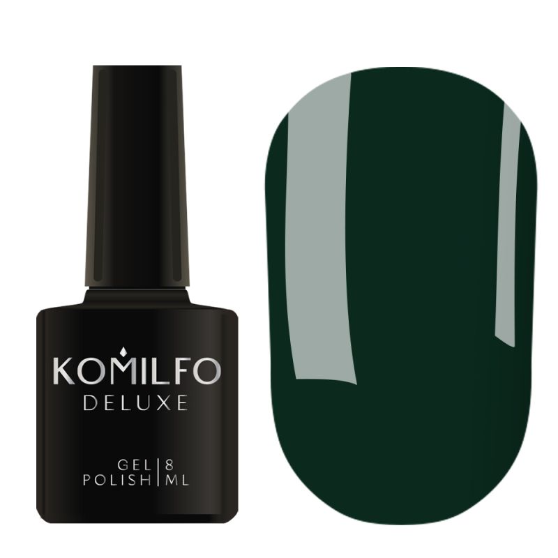 Gel Polish Komilfo Deluxe Series D217 (dark turquoise green, enamel), 8 ml.