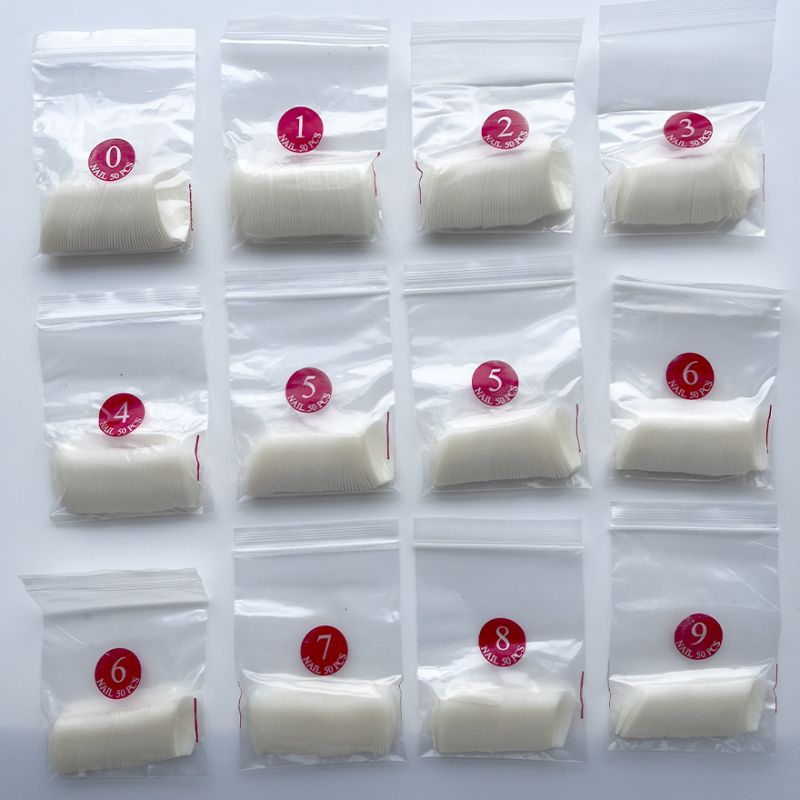 Matte tippy ballerina shape, different sizes, 600 pcs