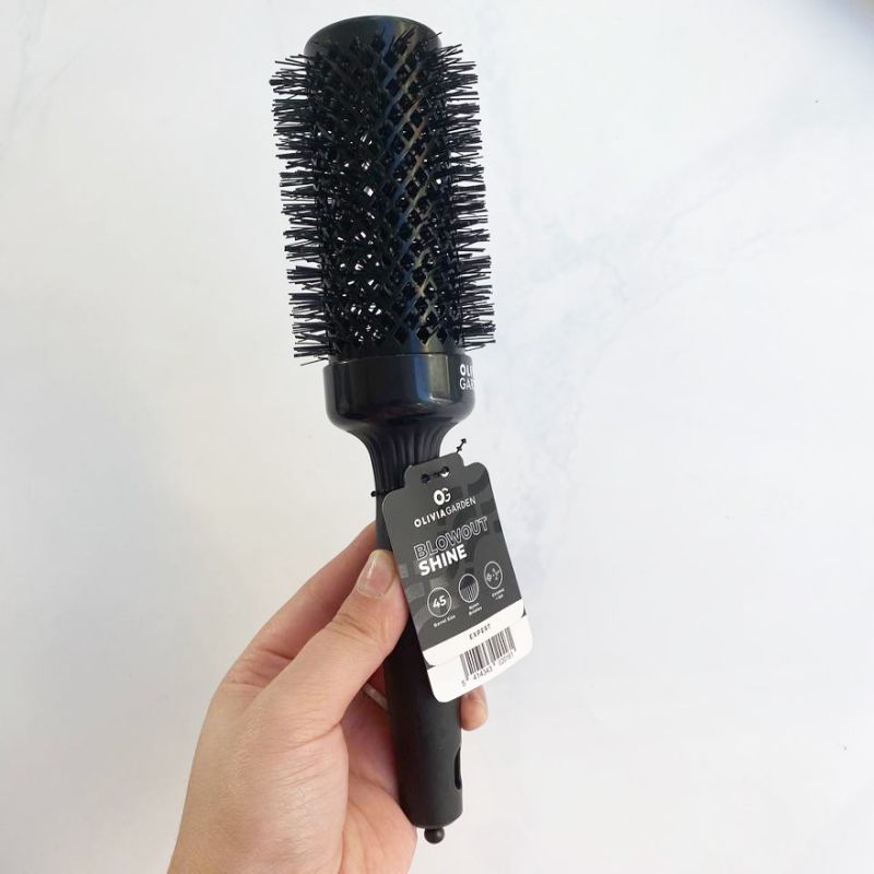 Olivia Garden Brushing thermo EXPERT BLOWOUT Shine Black 45 mm synthetic bristles