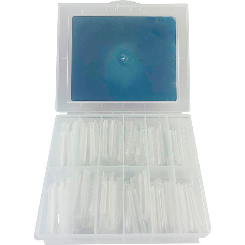 DNKa Верхні форми для моделювання Top Nail Forms Square, 120 шт