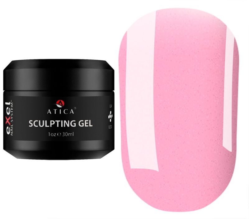 Atica Моделюючий гель Sculpting Gel Sweet Pink Shimmer 08, 30 мл