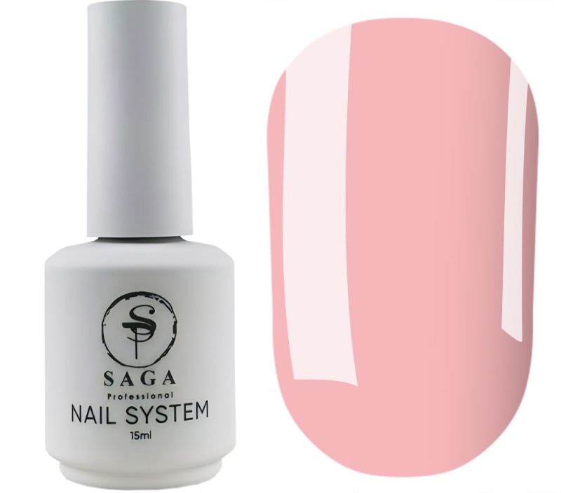SAGA professional LIQUID GEL 15 (бежево-розовый), 15 мл