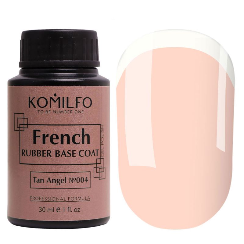 Komilfo French Rubber Base 004 Tan Angel 30 ml (without brush)