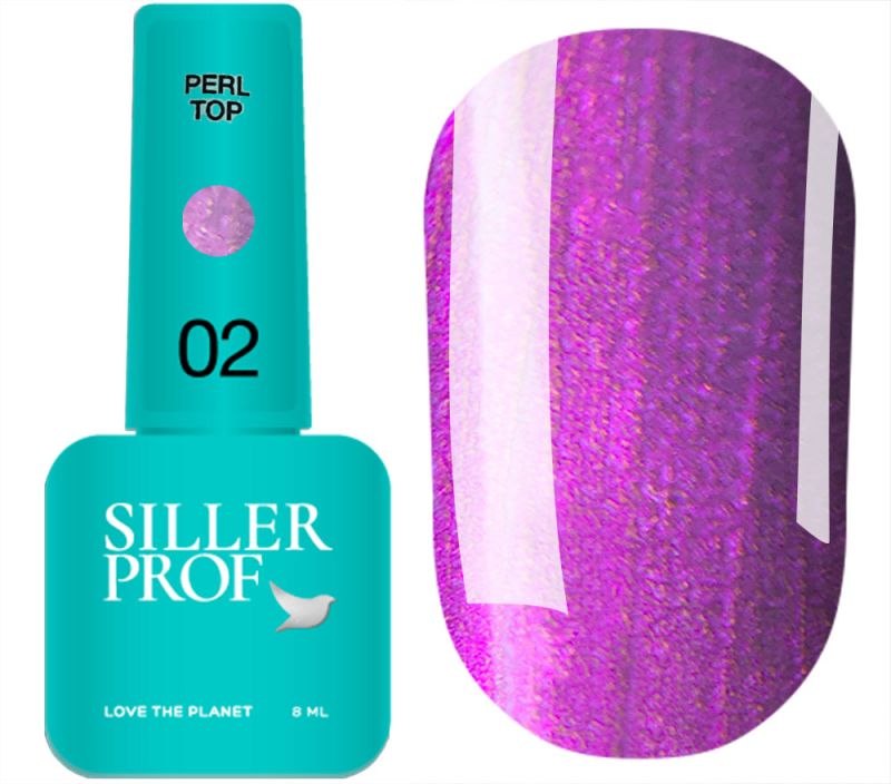 Siller Top for nails Perl Top No. 02, 8 ml