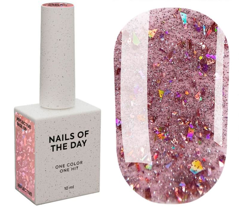 Nails Of The Night Nail base Reflective base 09, 10 ml