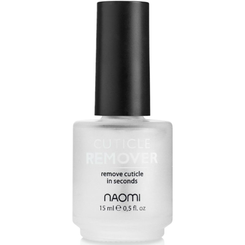 Naomi Cuticle Remover - cuticle remover gel with brush, 15 ml