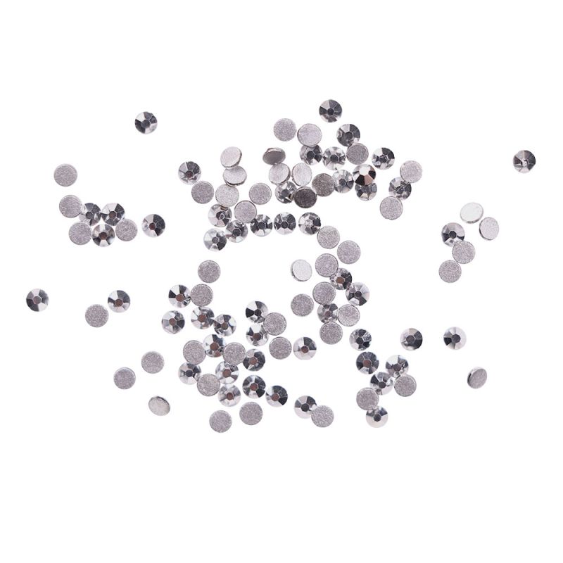 Komilfo стразы Silver, размер 4 (100 шт. в упаковке)