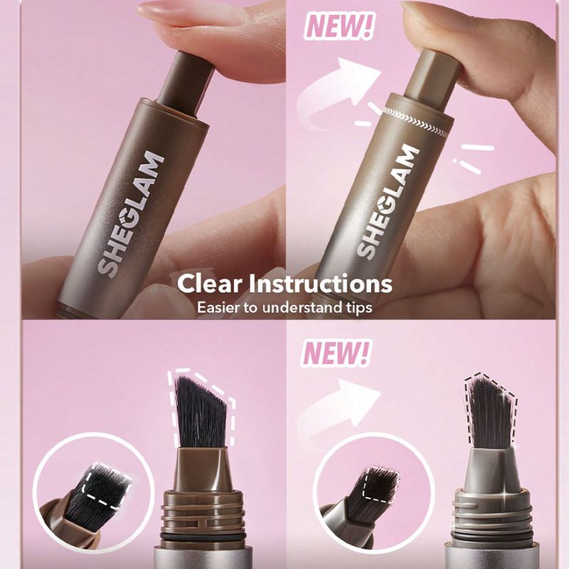 Sheglam Помадка для брів Brow-Fection Angled Brush & Dip-Taupe, 1,2 мл