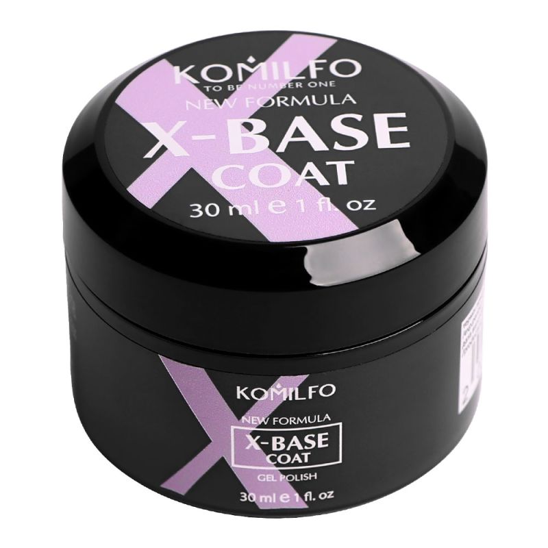 Komilfo X-Base Coat – New Formula – base for gel polish, 30 ml (jar)