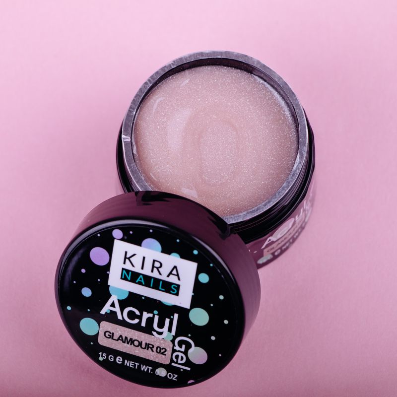 Kira Nails Acryl Gel Glamour 02, 5 г