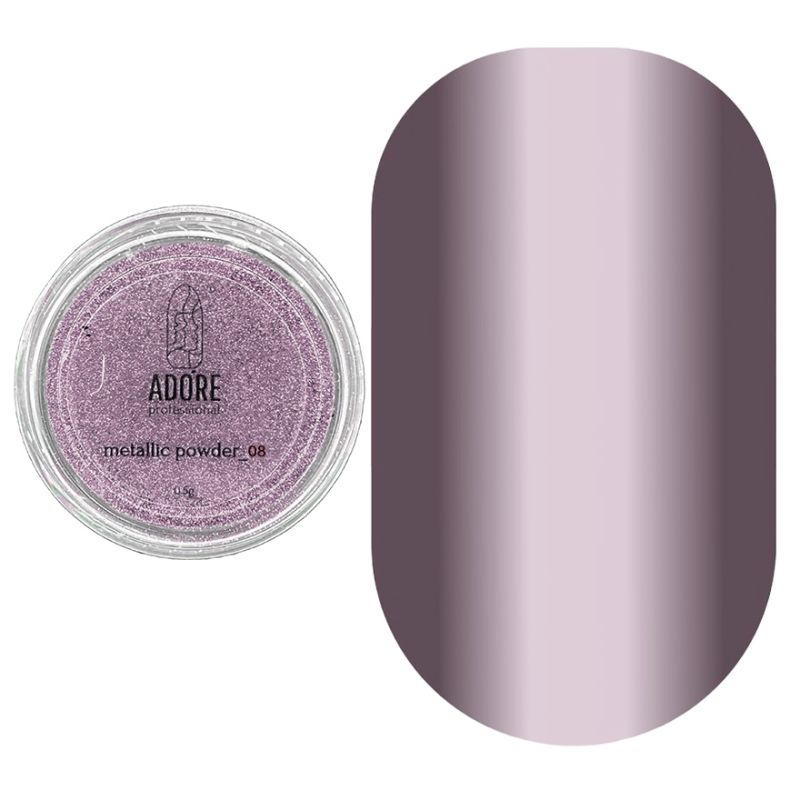 ADORE Хромированная пудра для ногтей Metallic Powder №08, 0,5г