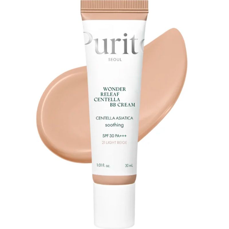 Purito ВВ крем с экстрактом центеллы Seoul Wonder Releaf Centella №21 Light Beige, 30 мл